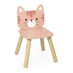 Janod -  La Mia Prima Sedia Per Bambini In Legno Gattino - Primi giochi