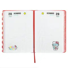 Diario Hello Kitty 2026 2027 Stripes 352 Pagine Datato - diari