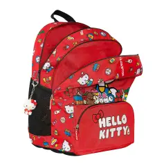Zaino Hello Kitty Organizzato Scuola 31L 32x43 cm - zaini scuola
