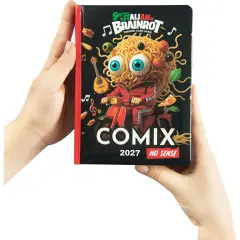 Skifidol Italian Brainrot Superdiario Standard 13 Mesi Comix Ltd Spaghetti Card - diari