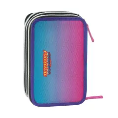 Astuccio Scuola Corredo 3 Zip Brainrot Ballerina Cappuccina - astucci colori