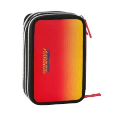 Astuccio Scuola Corredo 3 Zip Brainrot Capuchino Assassino - astucci colori