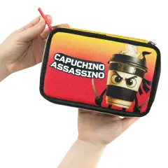 Astuccio Scuola Corredo 3 Zip Brainrot Capuchino Assassino - astucci colori