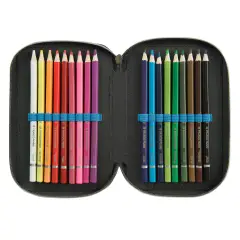 Astuccio Scuola Corredo 3 Zip Brainrot Tung Tung Tung Sahur - astucci colori