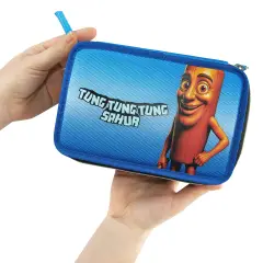 Astuccio Scuola Corredo 3 Zip Brainrot Tung Tung Tung Sahur - astucci colori