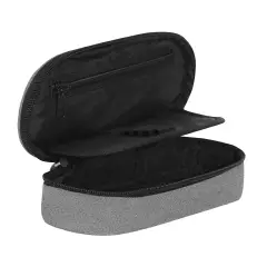 Astuccio Scuola Comix Ovale Grigio Melange Organizzato - bauletti tombolini bustine