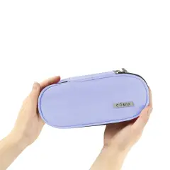 Astuccio Scuola Comix Ovale Lilla Organizzato Zip - bauletti tombolini bustine