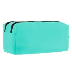 Astuccio Scuola 2 Zip Comix Acquamarina - bauletti tombolini bustine