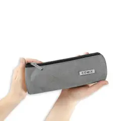 Tombolino Comix Grigio Melange Astuccio Scuola Zip - bauletti tombolini bustine