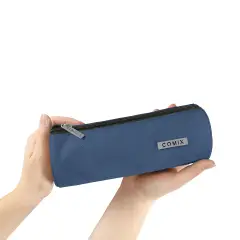 Tombolino Comix Dusty Blue Astuccio Scuola Zip - bauletti tombolini bustine