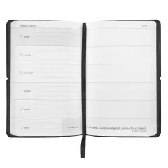 Comix U Younivercity Diario Agenda 13 Mesi Week Med Black White - diari