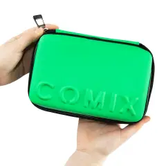 Astuccio Scuola Corredo Maxi Zip Comix Opaco Verde - astucci colori