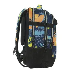 Zaino Scuola Organizzato Comix Wbs 2.0 Mix Blu - zaini scuola