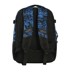 Zaino Scuola Organizzato Comix Wbs 2.0 Street Blu Nero - zaini scuola