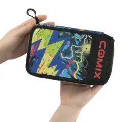 Astuccio Scuola Corredo 3 Zip Comix Wbs 2.0 Thunder - astucci colori