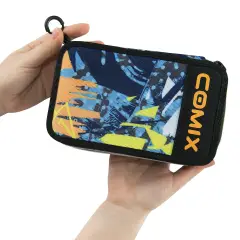 Astuccio Scuola Corredo 3 Zip Comix Wbs 2.0 Mix Blu - astucci colori