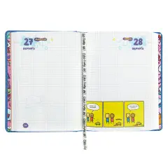 Scomix Diario Agenda 16 Mesi Medium Blu - diari