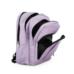 Zaino Scuola Organizzato Comix Lurex Lilla - zaini scuola