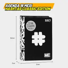 Me Diario Agenda 16 Mesi Dium Hashtag Classic Me - diari