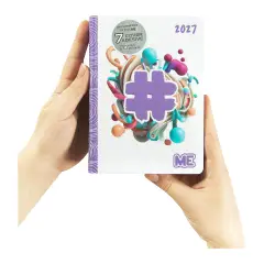 Me Diario Agenda 16 Mesi Dium Hashtag Lilac Color Me - diari