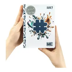 Me Diario Agenda 16 Mesi Dium Hashtag Blu Color Me - diari