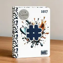 Me Diario Agenda 16 Mesi Dium Hashtag Blu Color Me - diari