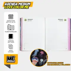 Me Diario Agenda 16 Mesi Dium Love Pink Color Me - diari