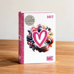 Me Diario Agenda 16 Mesi Dium Love Pink Color Me - diari
