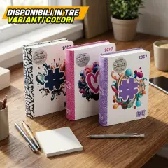 Me Diario Agenda 16 Mesi Dium Love Pink Color Me - diari