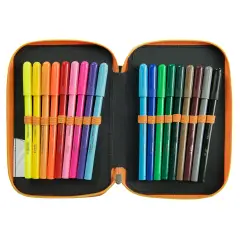 Dragon Ball Super Astuccio Scuola Corredo 3 Zip - astucci colori