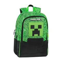 Minecraft Zaino Scuola Organizzato con Trolley Staccabile Pixel - zaini trolley