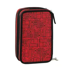 One Piece Astuccio Scuola Corredo 3 Zip - astucci colori