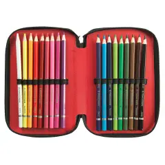 One Piece Astuccio Scuola Corredo 3 Zip - astucci colori