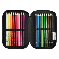 Astuccio Scuola Corredo 3 Zip Minecraft Pixel - astucci colori