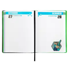 Minecraft Diario 12 Mesi Standard Creeper Mascots - diari