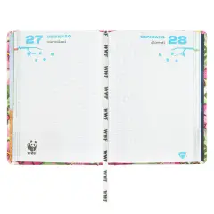 Wwf Diario 12 Mesi Standard Leopardo Illustrato - diari