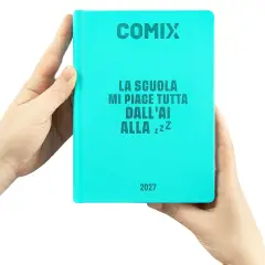 Comix Diario Agenda 16 Mesi Standard Turchese - diari
