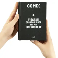 Comix Diario Agenda 16 Mesi Mini Black&white - diari
