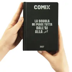 Comix Diario Agenda 16 Mesi Mini Black&silver - diari
