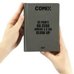 Comix Diario Agenda 16 Mesi Mini Charcoal - diari