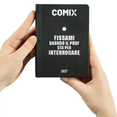 Comix Diario Agenda 16 Mesi Mignon Plus Black&white - diari