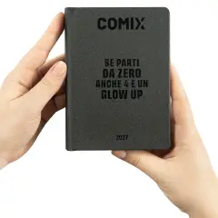 Comix Diario Agenda 16 Mesi Mignon Plus Charcoal - diari