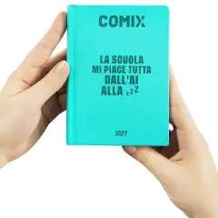 Comix Diario Agenda 16 Mesi Mignon Plus Turchese - diari
