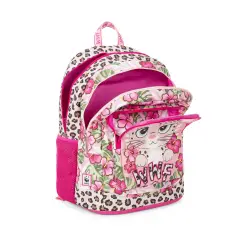 Wwf Zaino Scuola Organizzato Illustrato Leopardo - zaini scuola