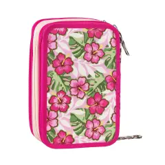 Astuccio WWF 3 Zip Corredo Completo Leopardo - astucci colori