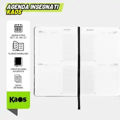 Kaos Agenda Insegnanti Biday 12 Mesi13x21 Cm New York - agende
