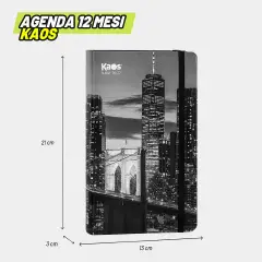 Kaos Agenda Insegnanti Biday 12 Mesi13x21 Cm New York - agende
