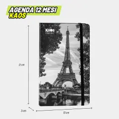 Kaos Agenda Insegnanti Biday 12 Mesi13x21 Cm Parigi - agende