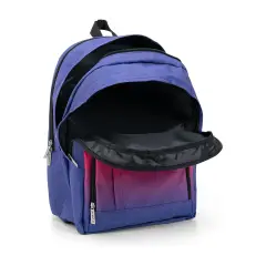 Comix Zaino Scuola Organizzato Sfumato Glitter Fuxia - zaini scuola
