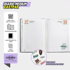 Eastpak Diario Datato 13 Mesi Medium Black - diari